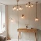 - Ashcroft Ribbed - Brushed Aged Brass 3 Light Semi Flush with Clear Ribbed Glass Endon-120617 - Ashcroft Ribbed - Brushed Aged Brass 3 Light Semi Flush with Clear Ribbed Glass