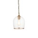 - Ashcroft - Brushed Aged Brass Pendant with Clear Glass Endon-120624 - Ashcroft - Brushed Aged Brass Pendant with Clear Glass