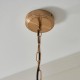 - Ashcroft - Brushed Aged Brass Pendant with Clear Glass Endon-120624 - Ashcroft - Brushed Aged Brass Pendant with Clear Glass