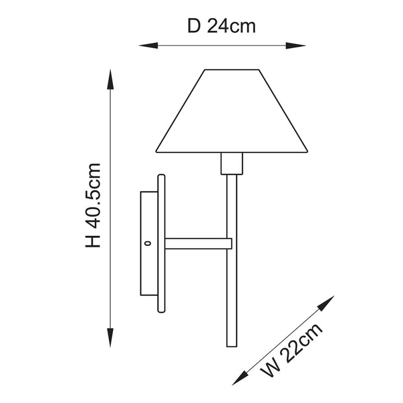 - Faro - Brown Marble & Vintage Brass Wall Lamp with Natural Linen Endon-120636 - Faro - Brown Marble & Vintage Brass Wall Lamp with Natural Linen