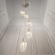 - Marinella - Bright Nickel 7 Light Cluster Pendant with Clear Glass Ambience-120642 - Marinella - Bright Nickel 7 Light Cluster Pendant with Clear Glass