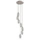 - Marinella - Bright Nickel 7 Light Cluster Pendant with Clear Glass Ambience-120642 - Marinella - Bright Nickel 7 Light Cluster Pendant with Clear Glass