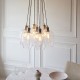 - Marinella - Bright Nickel 7 Light Cluster Pendant with Clear Glass Ambience-120643 - Marinella - Bright Nickel 7 Light Cluster Pendant with Clear Glass