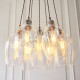 - Marinella - Bright Nickel 7 Light Cluster Pendant with Clear Glass Ambience-120643 - Marinella - Bright Nickel 7 Light Cluster Pendant with Clear Glass