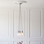 Marinella - Bright Nickel 3 Light Cluster Pendant with Clear Glass Marinella - Bright Nickel 3 Light Cluster Pendant with Clear Glass
