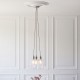 Ceiling Lights - Marinella - Bright Nickel 3 Light Cluster Pendant with Clear Glass Ambience-120644 - Marinella - Bright Nickel 3 Light Cluster Pendant with Clear Glass