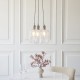 Ceiling Lights - Marinella - Bright Nickel 3 Light Cluster Pendant with Clear Glass Ambience-120644 - Marinella - Bright Nickel 3 Light Cluster Pendant with Clear Glass