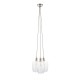 Ceiling Lights - Marinella - Bright Nickel 3 Light Cluster Pendant with Clear Glass Ambience-120644 - Marinella - Bright Nickel 3 Light Cluster Pendant with Clear Glass