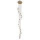 - Marinella - Antique Brass 13 Light Cluster Pendant with Clear Glass Ambience-120645 - Marinella - Antique Brass 13 Light Cluster Pendant with Clear Glass