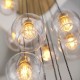- Marinella - Antique Brass 13 Light Cluster Pendant with Clear Glass Ambience-120645 - Marinella - Antique Brass 13 Light Cluster Pendant with Clear Glass