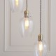 - Marinella - Antique Brass 7 Light Cluster Pendant with Clear Glass Ambience-120646 - Marinella - Antique Brass 7 Light Cluster Pendant with Clear Glass
