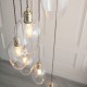 - Marinella - Antique Brass 7 Light Cluster Pendant with Clear Glass Ambience-120646 - Marinella - Antique Brass 7 Light Cluster Pendant with Clear Glass