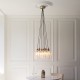 - Marinella - Antique Brass 7 Light Cluster Pendant with Clear Glass Ambience-120647 - Marinella - Antique Brass 7 Light Cluster Pendant with Clear Glass
