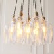 - Marinella - Antique Brass 7 Light Cluster Pendant with Clear Glass Ambience-120647 - Marinella - Antique Brass 7 Light Cluster Pendant with Clear Glass