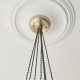 - Marinella - Antique Brass 7 Light Cluster Pendant with Clear Glass Ambience-120647 - Marinella - Antique Brass 7 Light Cluster Pendant with Clear Glass
