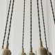 - Marinella - Antique Brass 7 Light Cluster Pendant with Clear Glass Ambience-120647 - Marinella - Antique Brass 7 Light Cluster Pendant with Clear Glass