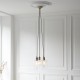 - Marinella - Antique Brass 3 Light Cluster Pendant with Clear Glass Ambience-120648 - Marinella - Antique Brass 3 Light Cluster Pendant with Clear Glass
