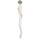 Ceiling Lights - Marinella - Bright Nickel 13 Light Cluster Pendant with Clear Ribbed Glass Ambience-120653 - Marinella - Bright Nickel 13 Light Cluster Pendant with Clear Ribbed Glass