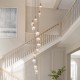 Ceiling Lights - Marinella - Bright Nickel 13 Light Cluster Pendant with Clear Ribbed Glass Ambience-120653 - Marinella - Bright Nickel 13 Light Cluster Pendant with Clear Ribbed Glass