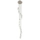 Ceiling Lights - Marinella - Bright Nickel 13 Light Cluster Pendant with Clear Ribbed Glass Ambience-120653 - Marinella - Bright Nickel 13 Light Cluster Pendant with Clear Ribbed Glass