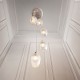 - Marinella - Bright Nickel 7 Light Cluster Pendant with Clear Ribbed Glass Ambience-120650 - Marinella - Bright Nickel 7 Light Cluster Pendant with Clear Ribbed Glass