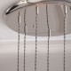 - Marinella - Bright Nickel 7 Light Cluster Pendant with Clear Ribbed Glass Ambience-120650 - Marinella - Bright Nickel 7 Light Cluster Pendant with Clear Ribbed Glass
