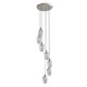 - Marinella - Bright Nickel 7 Light Cluster Pendant with Clear Ribbed Glass Ambience-120650 - Marinella - Bright Nickel 7 Light Cluster Pendant with Clear Ribbed Glass