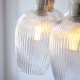 - Marinella - Bright Nickel 7 Light Cluster Pendant with Clear Ribbed Glass Ambience-120651 - Marinella - Bright Nickel 7 Light Cluster Pendant with Clear Ribbed Glass
