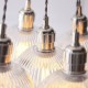 - Marinella - Bright Nickel 7 Light Cluster Pendant with Clear Ribbed Glass Ambience-120651 - Marinella - Bright Nickel 7 Light Cluster Pendant with Clear Ribbed Glass
