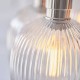 - Marinella - Bright Nickel 7 Light Cluster Pendant with Clear Ribbed Glass Ambience-120651 - Marinella - Bright Nickel 7 Light Cluster Pendant with Clear Ribbed Glass