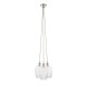 - Marinella - Bright Nickel 3 Light Cluster Pendant with Clear Ribbed Glass Ambience-120652 - Marinella - Bright Nickel 3 Light Cluster Pendant with Clear Ribbed Glass
