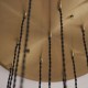 Ceiling Lights - Marinella - Antique Brass 13 Light Cluster Pendant with Clear Ribbed Glass Ambience-120649 - Marinella - Antique Brass 13 Light Cluster Pendant with Clear Ribbed Glass