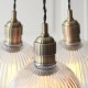 - Marinella - Antique Brass 3 Light Cluster Pendant with Clear Ribbed Glass Ambience-120656 - Marinella - Antique Brass 3 Light Cluster Pendant with Clear Ribbed Glass