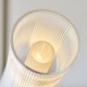 Endon-120758 - Avelyn - Antique Brass 8 Light Centre Fitting with Frosted & Clear Ribbed Glass