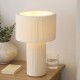 Endon-120767 - Noah - Cream Cotton Cord Wrapped Tiered Table Lamp