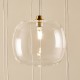 Endon-120834 - Oslo - Brushed Aged Brass 12 Light Cluster Pendant with Clear Glass
