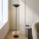 Endon-121069 - Lyon - Matt Black & Satin Brass Floor Lamp