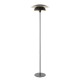 Endon-121069 - Lyon - Matt Black & Satin Brass Floor Lamp
