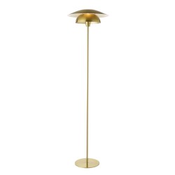 Lyon - Satin Brass Floor Lamp