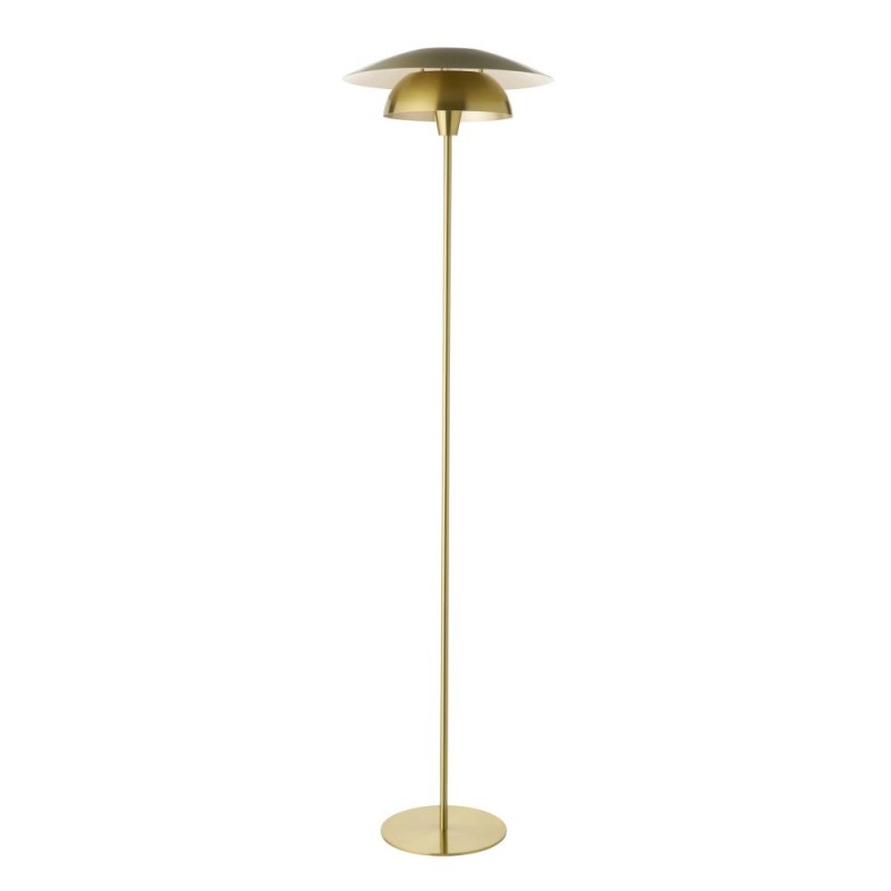 Endon-121070 - Lyon - Satin Brass Floor Lamp