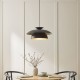 Endon-121071 - Lyon - Matt Black & Satin Brass Pendant