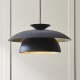 Endon-121071 - Lyon - Matt Black & Satin Brass Pendant