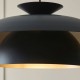 Endon-121071 - Lyon - Matt Black & Satin Brass Pendant