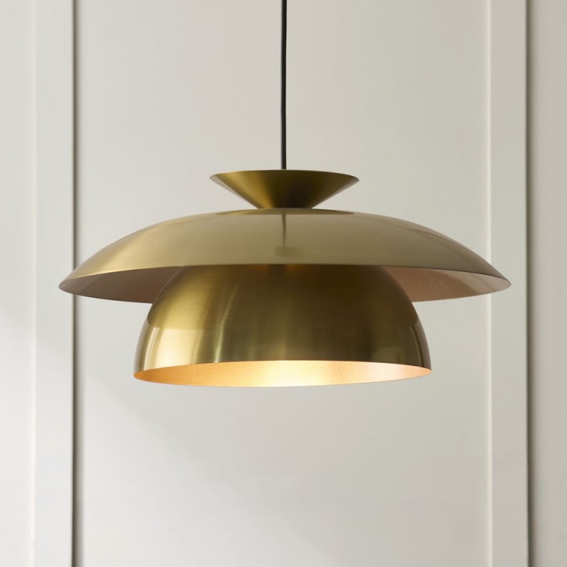 Endon-121072 - Lyon - Satin Brass Pendant