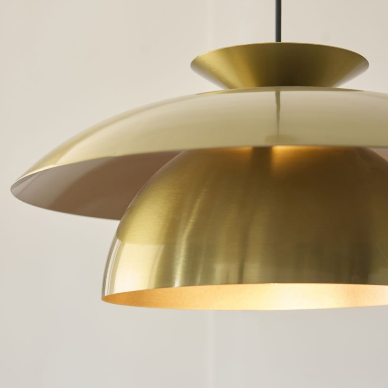 Endon-121072 - Lyon - Satin Brass Pendant
