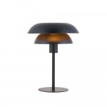 Lyon - Matt Black & Satin Brass Table Lamp