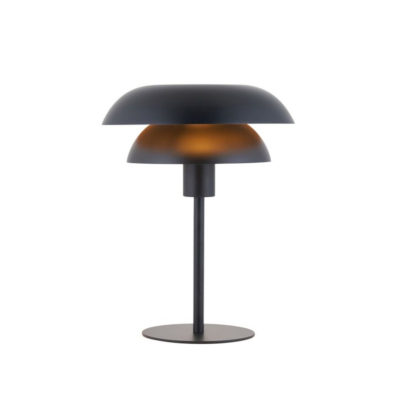 Endon-121075 - Lyon - Matt Black & Satin Brass Table Lamp