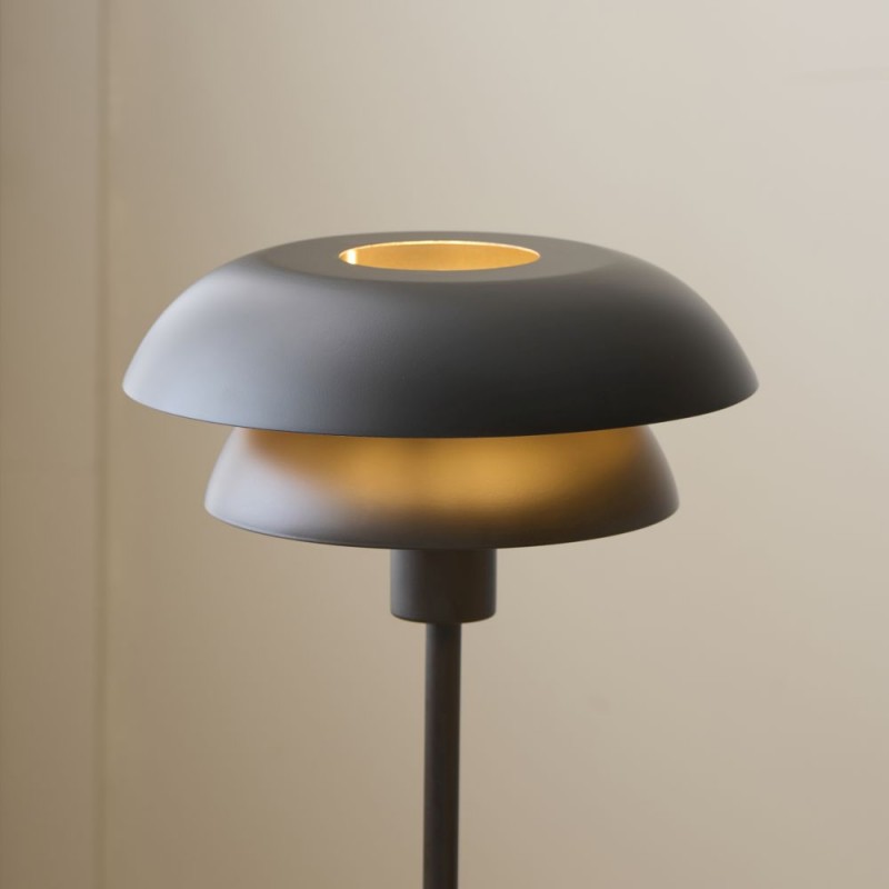Endon-121075 - Lyon - Matt Black & Satin Brass Table Lamp