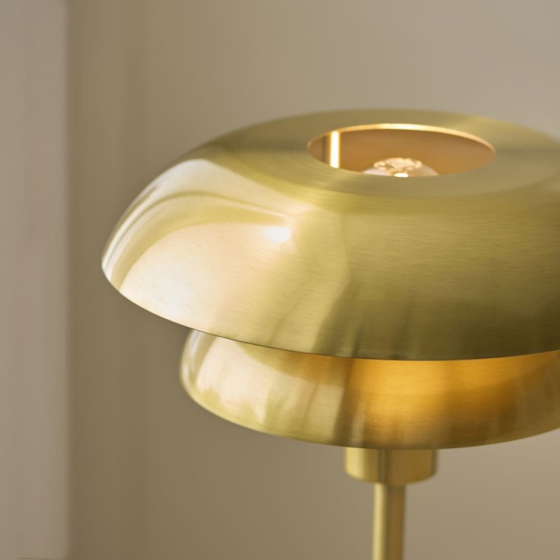Endon-121076 - Lyon - Satin Brass Table Lamp