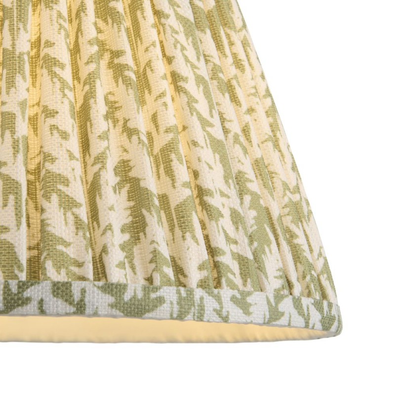 Endon-121410 - Leaf - Shade Only - 25 cm Herb Garden Green Leaf Tapered Shade